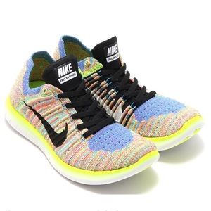 Nike Free Flyknit Colorful Sneakers
